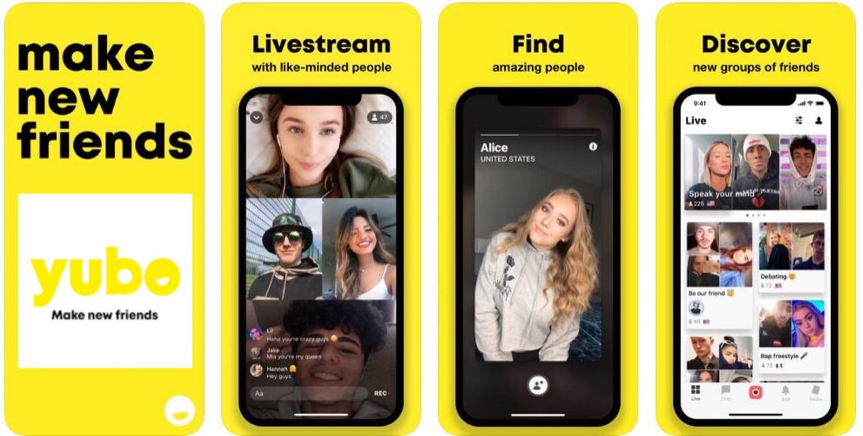 App Yubo: Find Friends Livestream