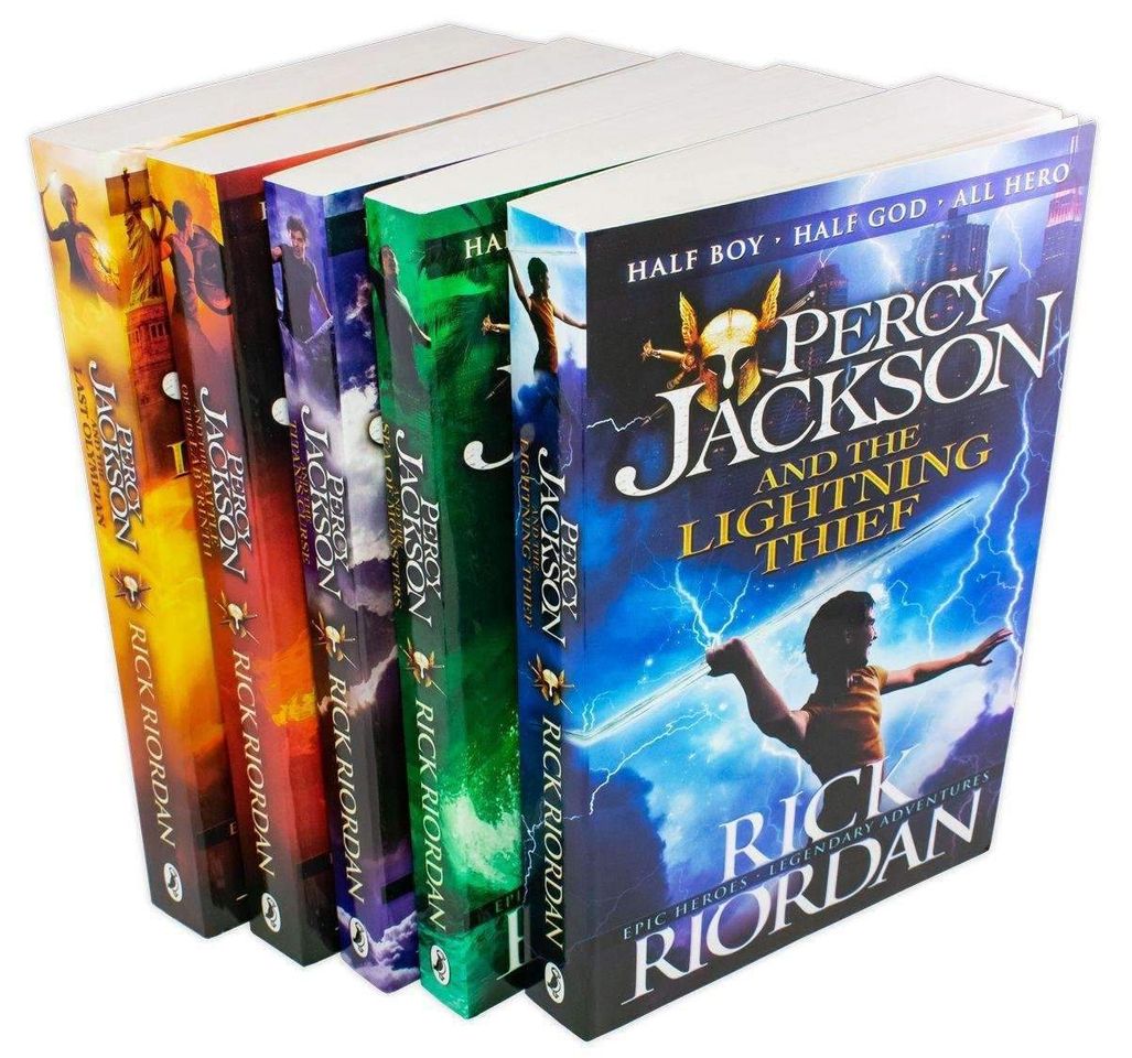 Book Percy Jackson 5 Books Collection Set Pack The Lightning Thief New