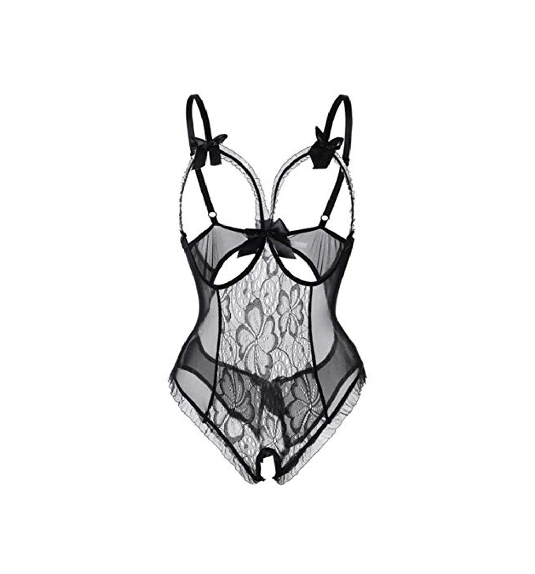 Social heekpek Lenceria Mujer Erotica Conjuntos de Lencería Mujer Encaje Atractivo Babydoll Ropa
