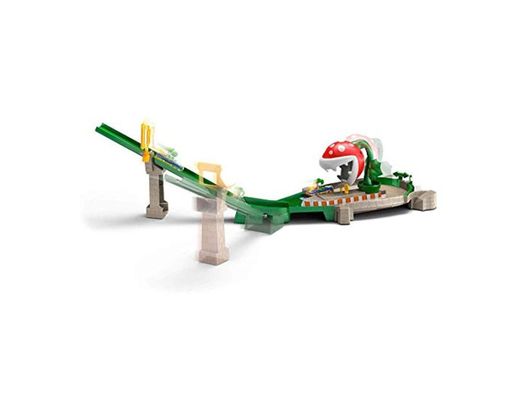 Hot Wheels Mario Kart Piraña, pistas de coches con vehículo para niños