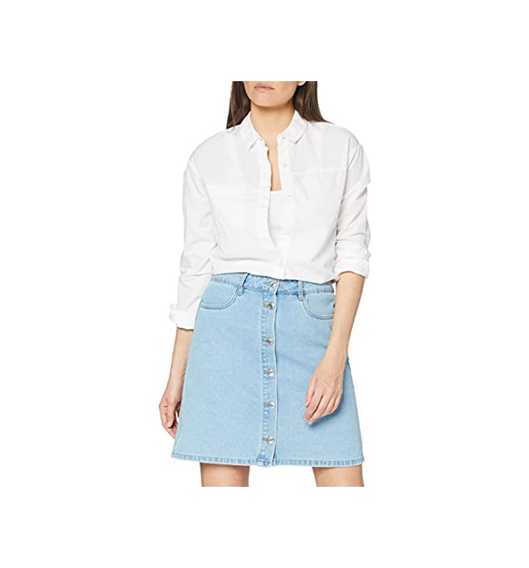 Social Only Onlfarrah Reg Dnm Skirt Bj14427 Noos Falda, Azul