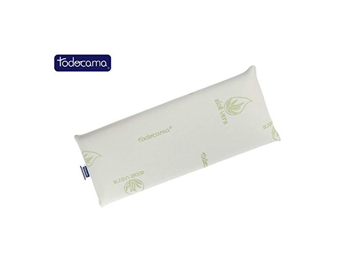 Product Todocama - Almohada viscoelástica, núcleo Compacto. Doble Funda con Cremallera. Tejido Aloe