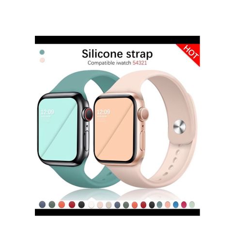 Correa de silicona para  Iwatch de todos los colores