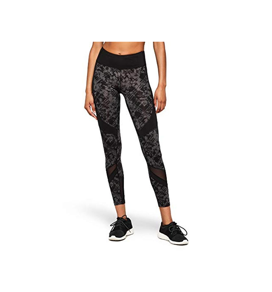 Moda Amazon Brand - AURIQUE Leggings deportivos con paneles para mujer, Gris