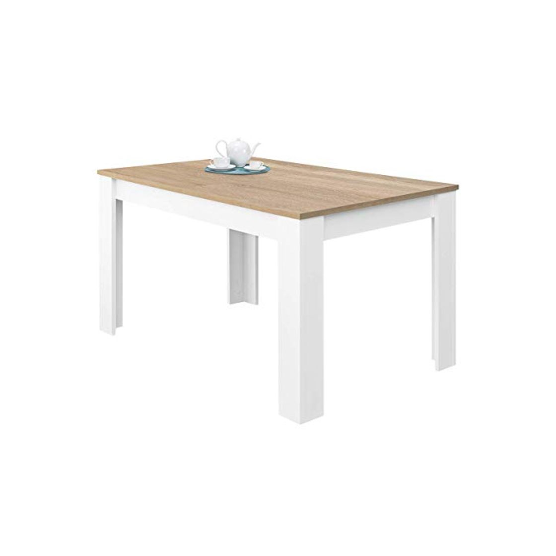 Social Habitdesign 0F4586 - Mesa de Comedor Extensible de 140 a 190cm, Mesa
