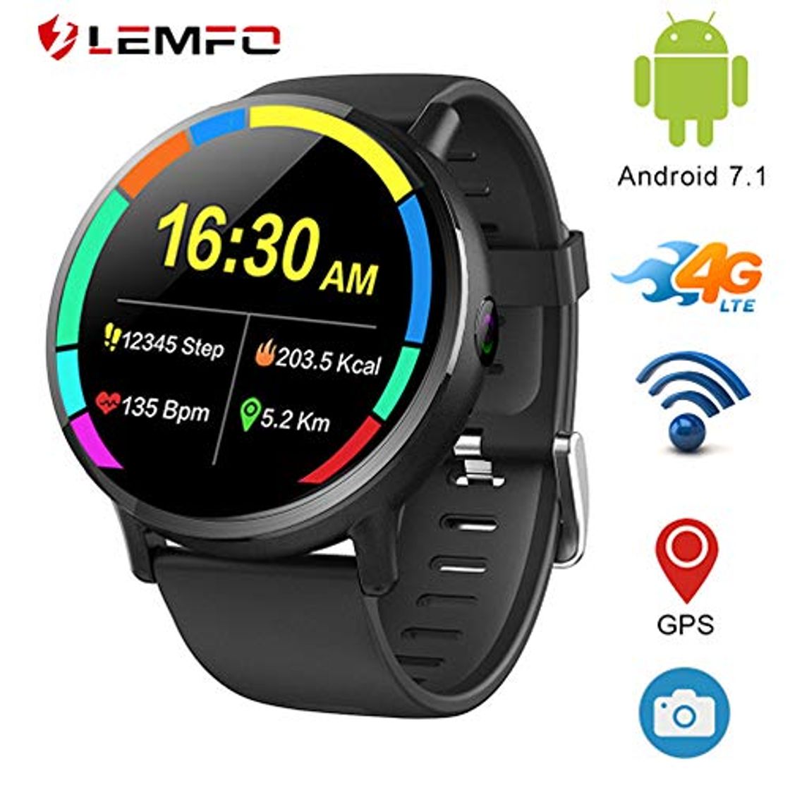 Product LEMFO LEM X - Ip67 Resistente al Agua Android 7.1 4G Reloj