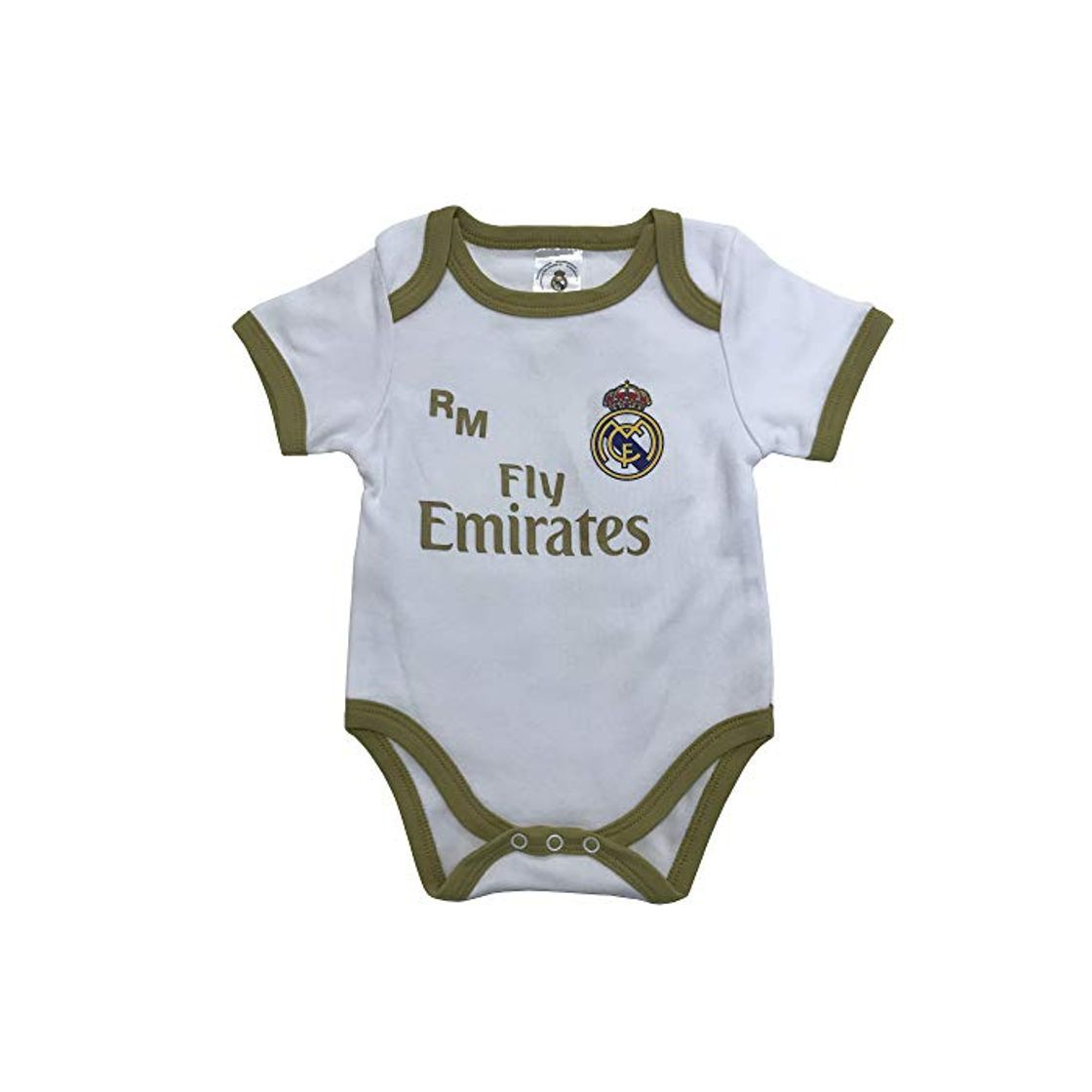 Moda Champion's City Real Madrid FC Body Niños - Producto Oficial Primera equipación