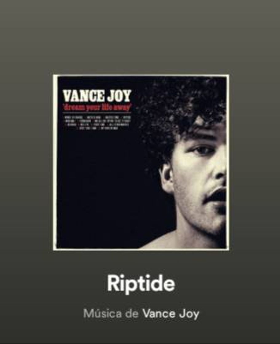 Moda Vance Joy- Riptide 