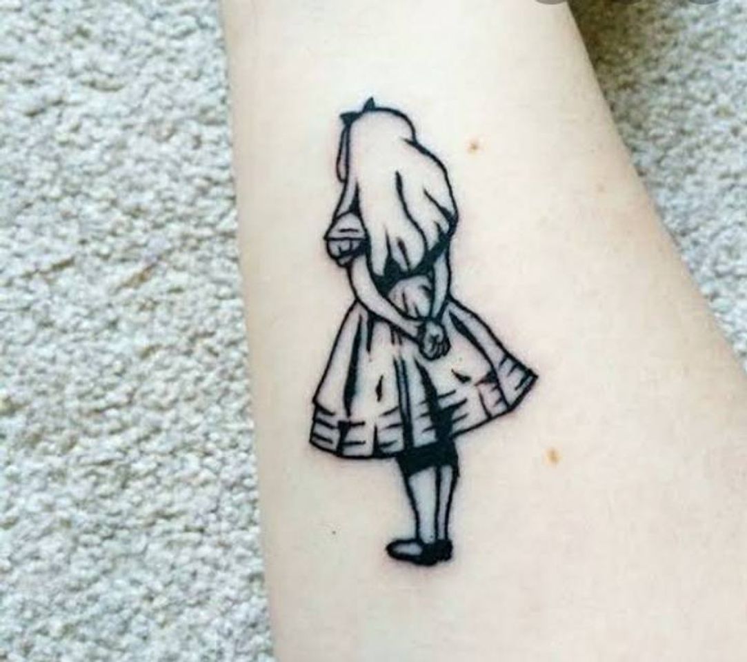 Fashion Tatuagem Alice no País das Maravilhas