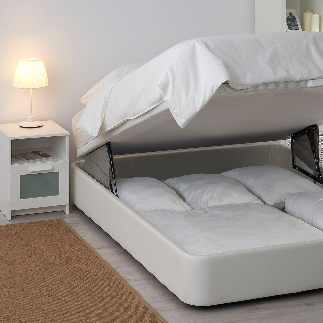 Productos KVITSÖY Estrut cama acolchoada c