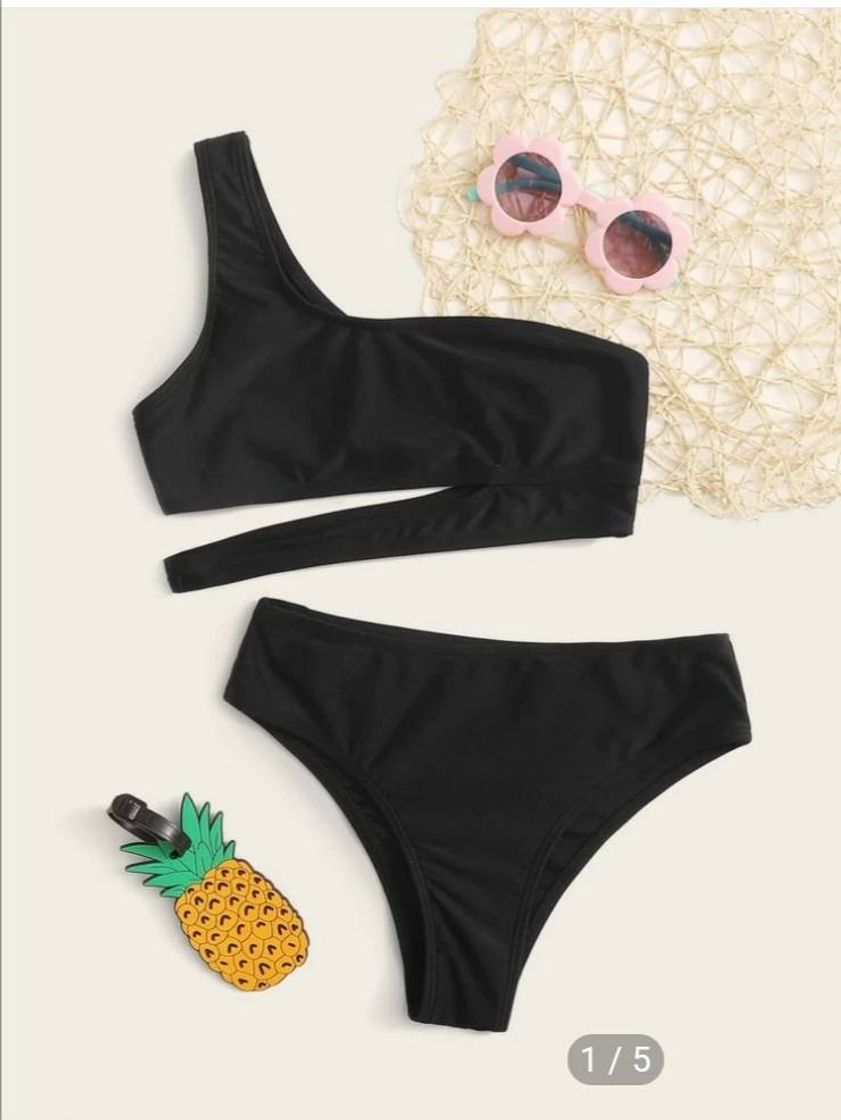 Fashion Girls Cut-out One Shoulder Bikini Swimsuit | SHEIN USA