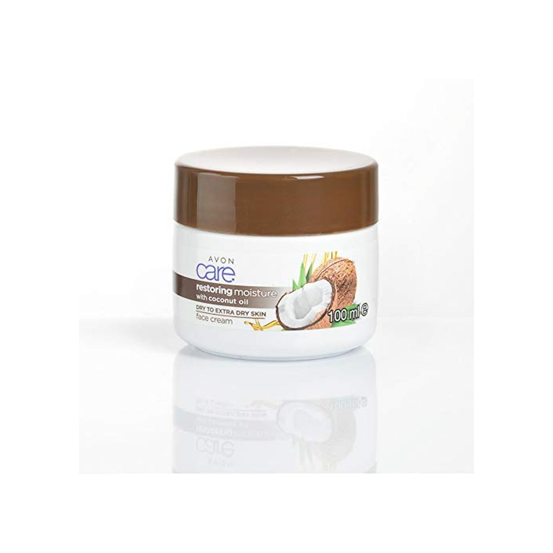 Belleza Avon Care que restaura la crema facial humectante con aceite de coco