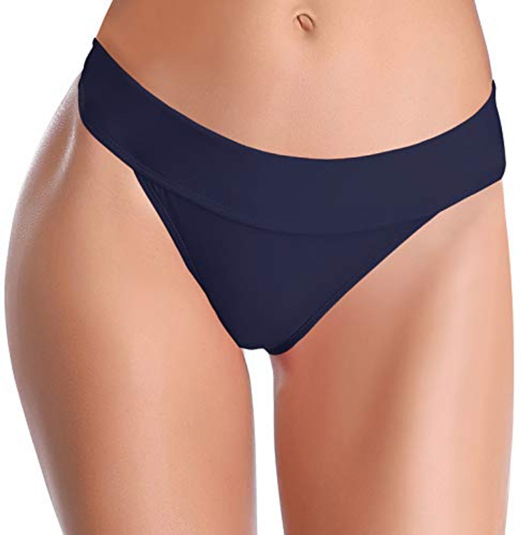 Social SHEKINI Traje de baño Femenino del bikiní del Color sólido Bikini brasileño