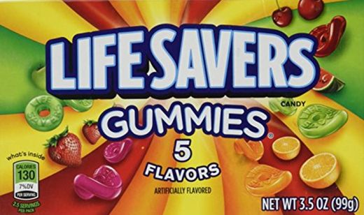 LifeSavers Gummies with 5 Flavors Theater Box by Wrigleys - 3.5 Oz