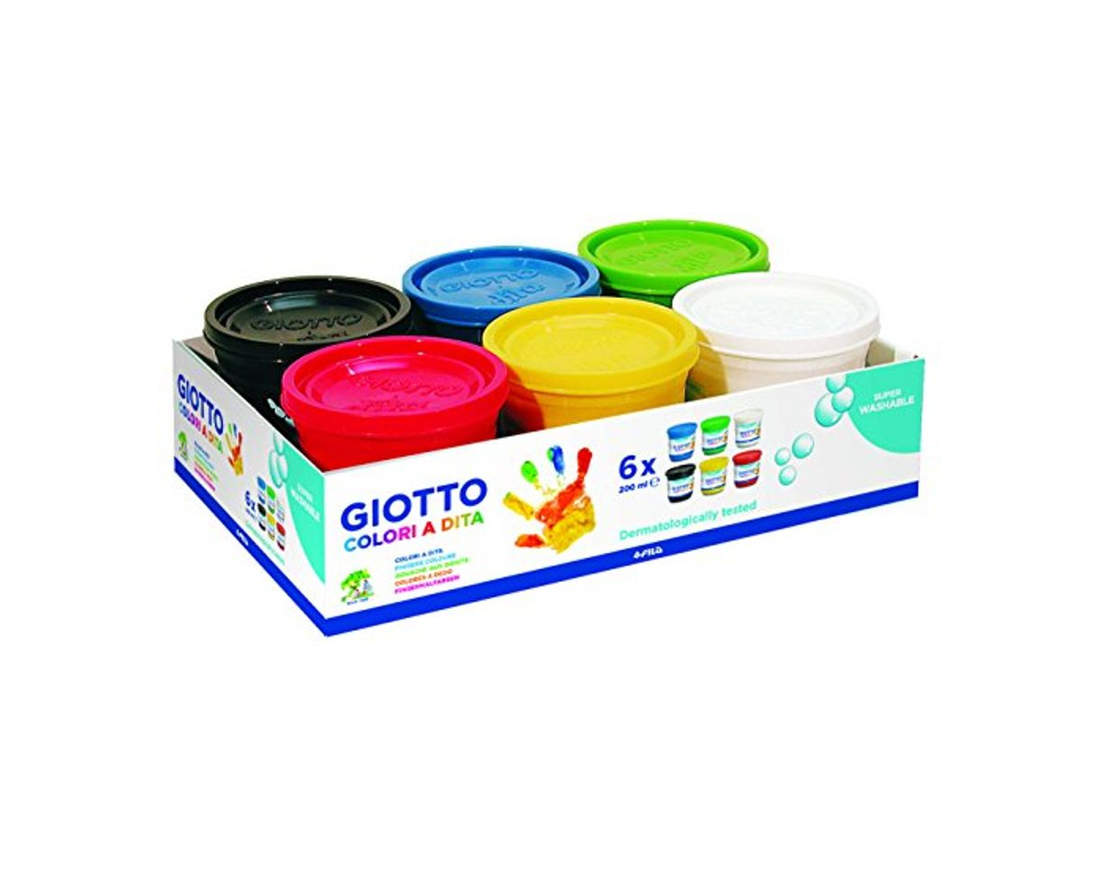 Social Giotto- Dita Pintura de Dedos, Multicolor