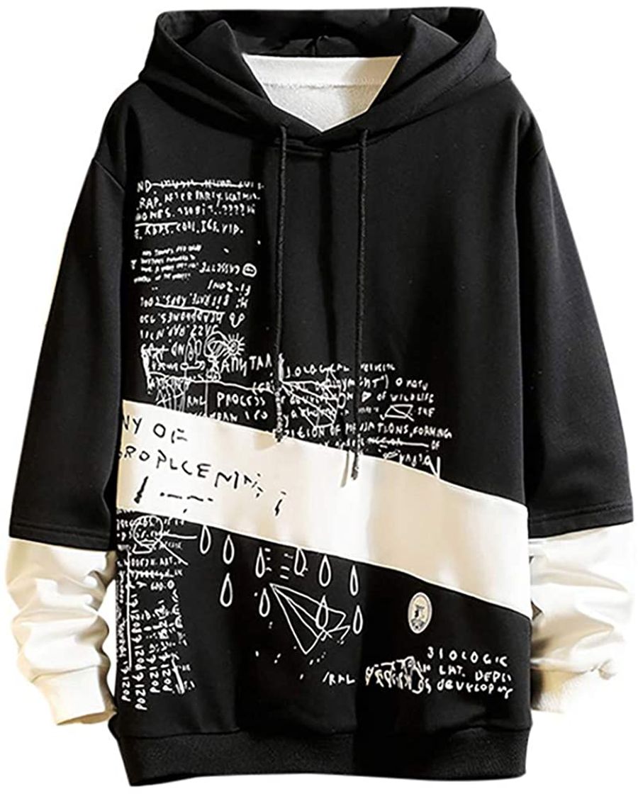 Social ZODOF Unisex Sudaderas con Capucha Impreso Moda Gorra Y Manga Larga Guardia