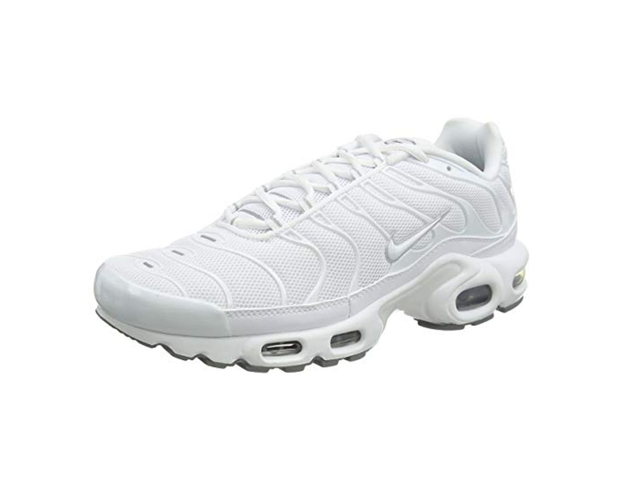 Moda Nike Air MAX Plus, Zapatillas de Running para Hombre, Blanco