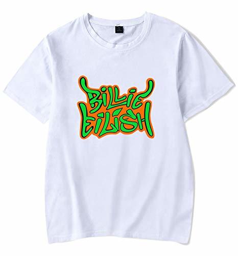 Fashion SIMYJOY Billie Eilish Pintada Camiseta para los Fanáticos Buen Regalo Hip Hop