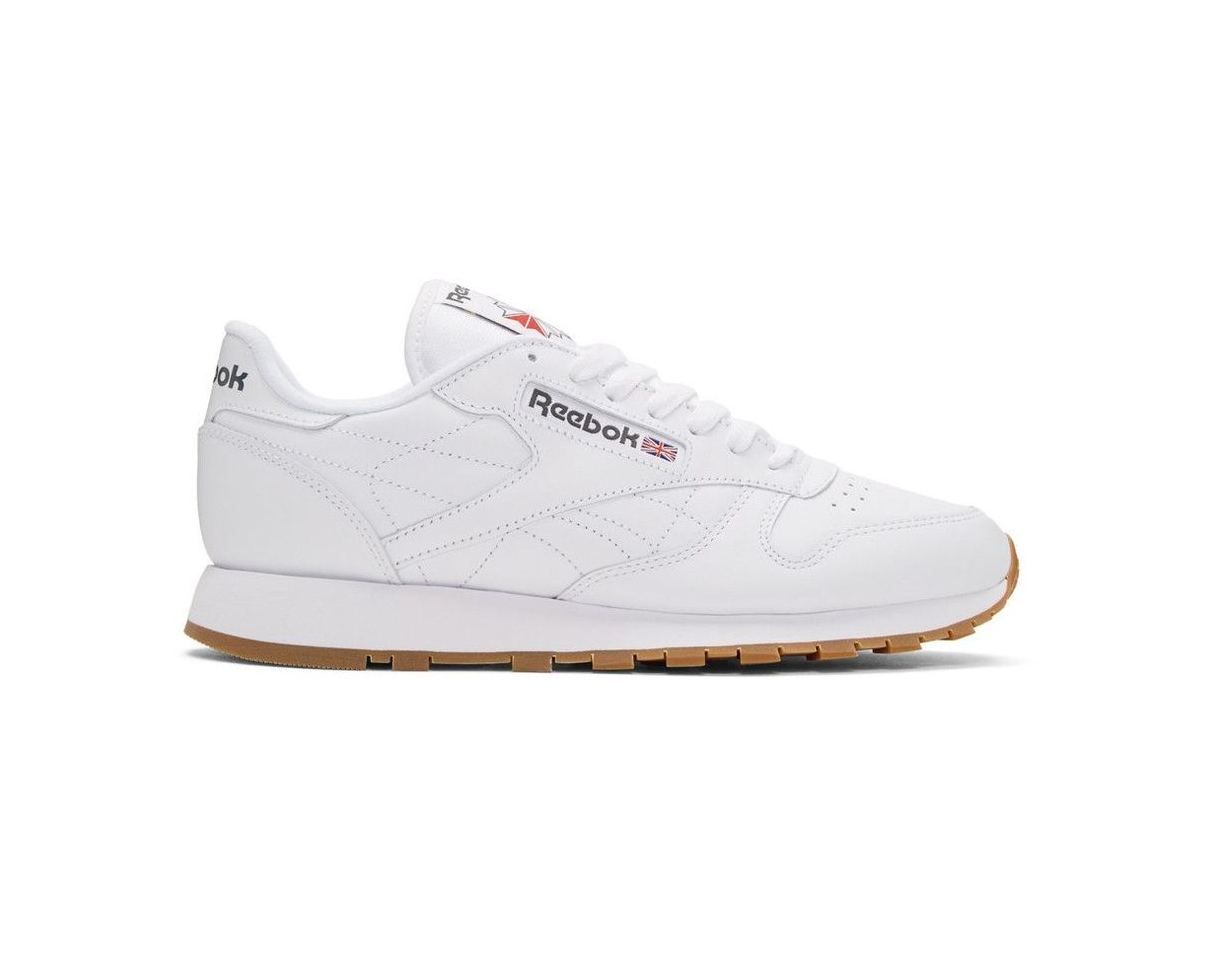 Fashion Reebok Classic Leather Zapatillas, Mujer, Blanco (Int-White / Gum)