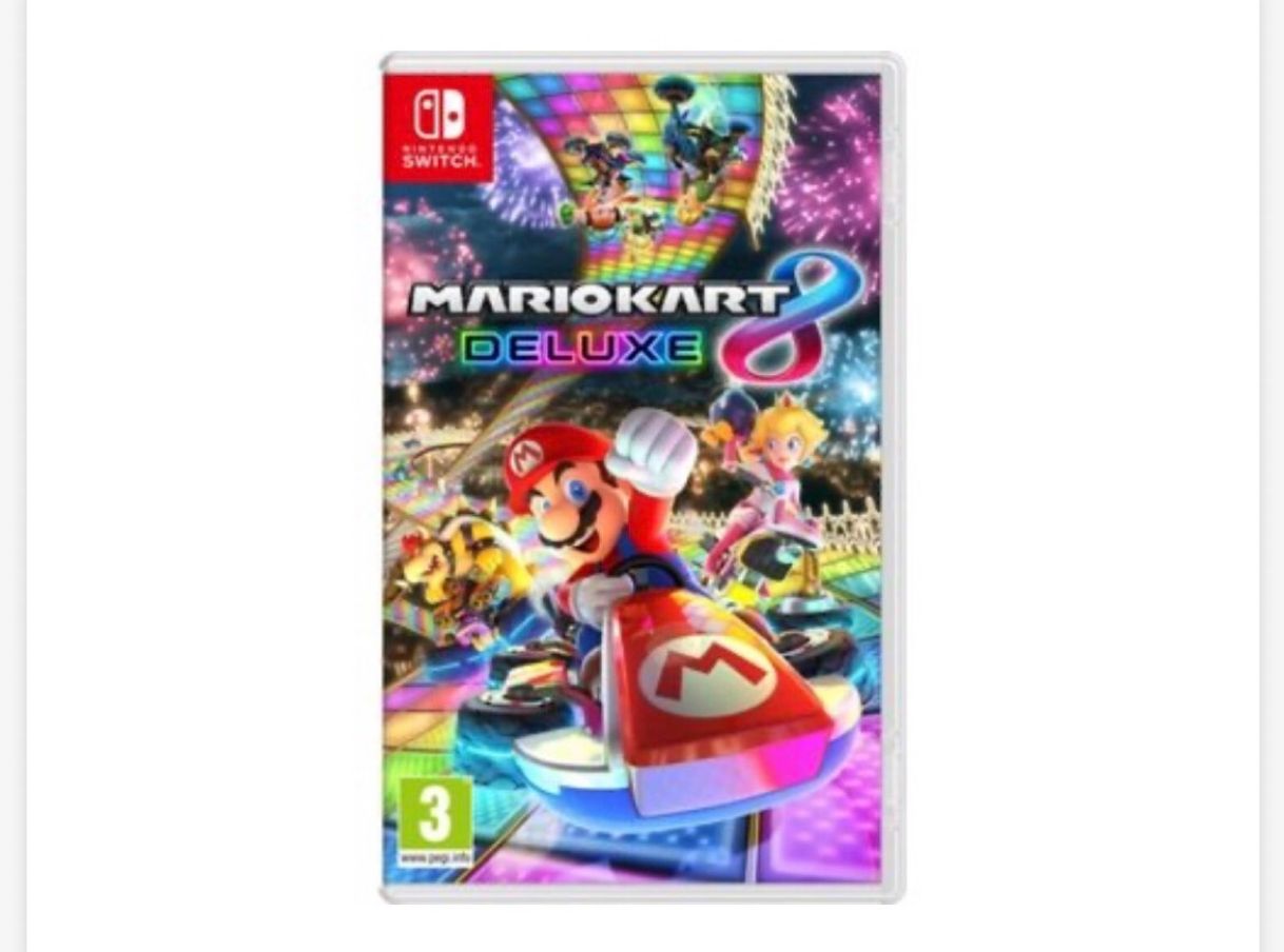 Videogames Jogo Nintendo Switch Mario Kart 8 (Deluxe Edition)