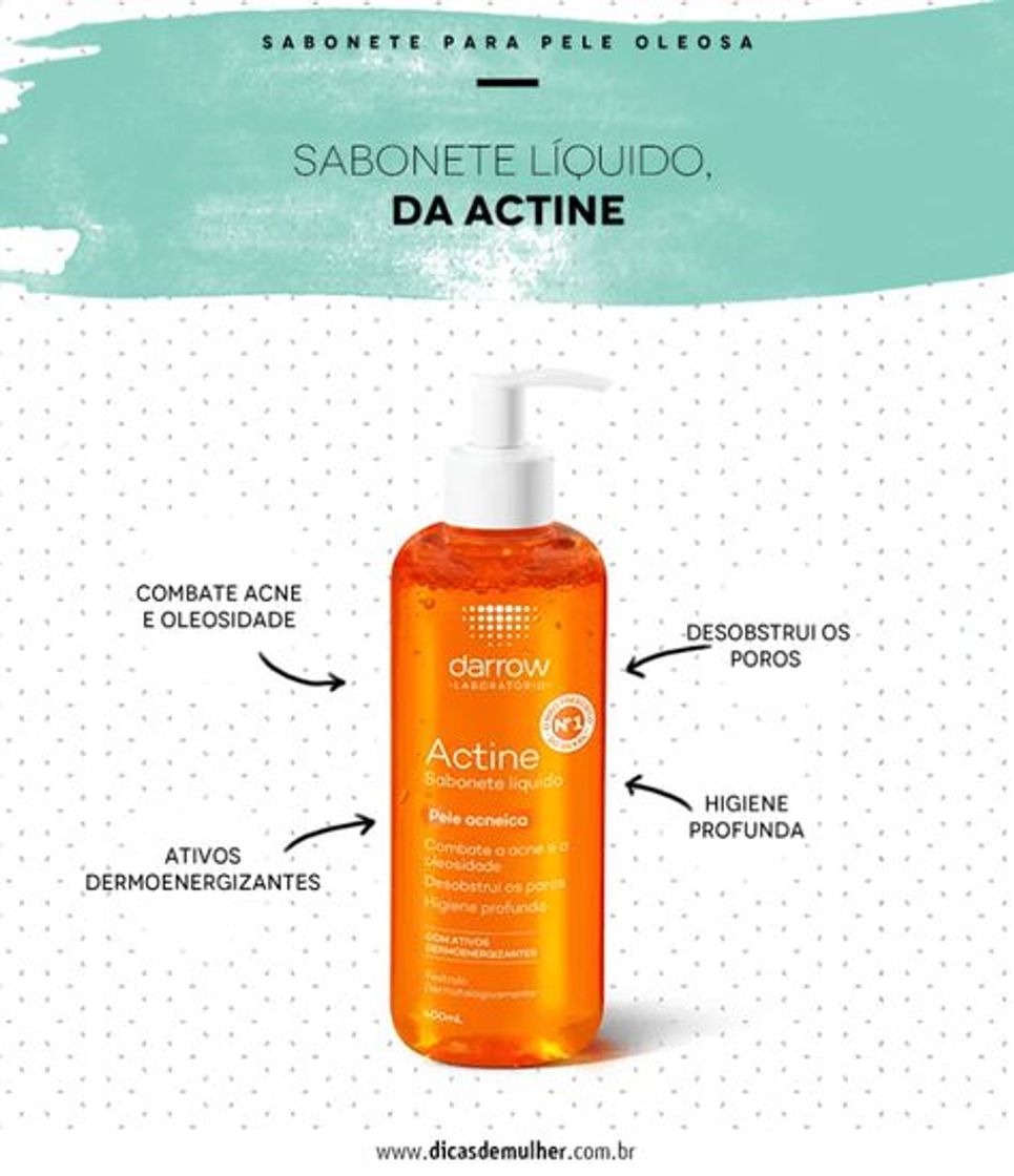 Fashion Actine Sabonete Líquido - ANTIOLEOSIDADE 🧖‍♀️🥰