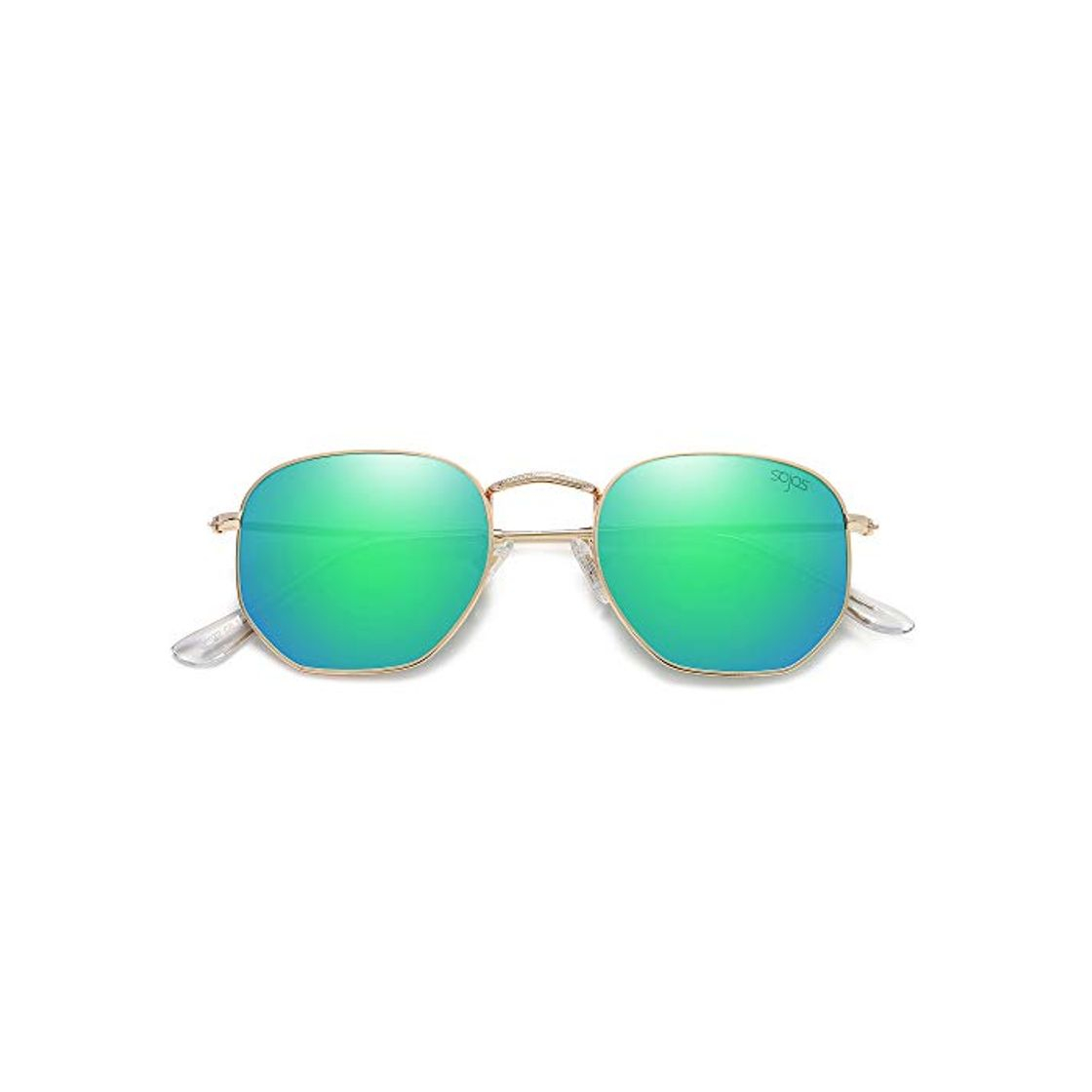 Moda SOJOS Clásico Polígono Espejo Lentes UV Portección Unisex Gafas de Sol Polarizado