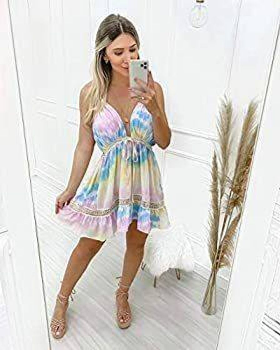 Social Vestido tie dye