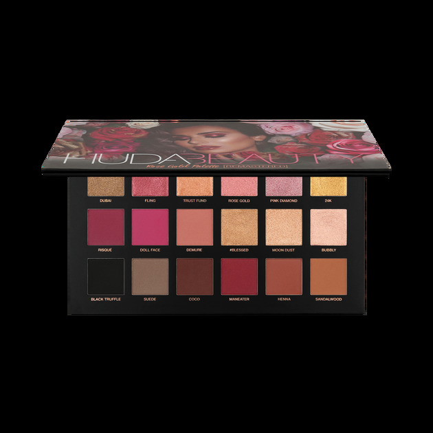 Products HUDA BEAUTY
Rose Gold Palette Remastered
Paleta de sombra de