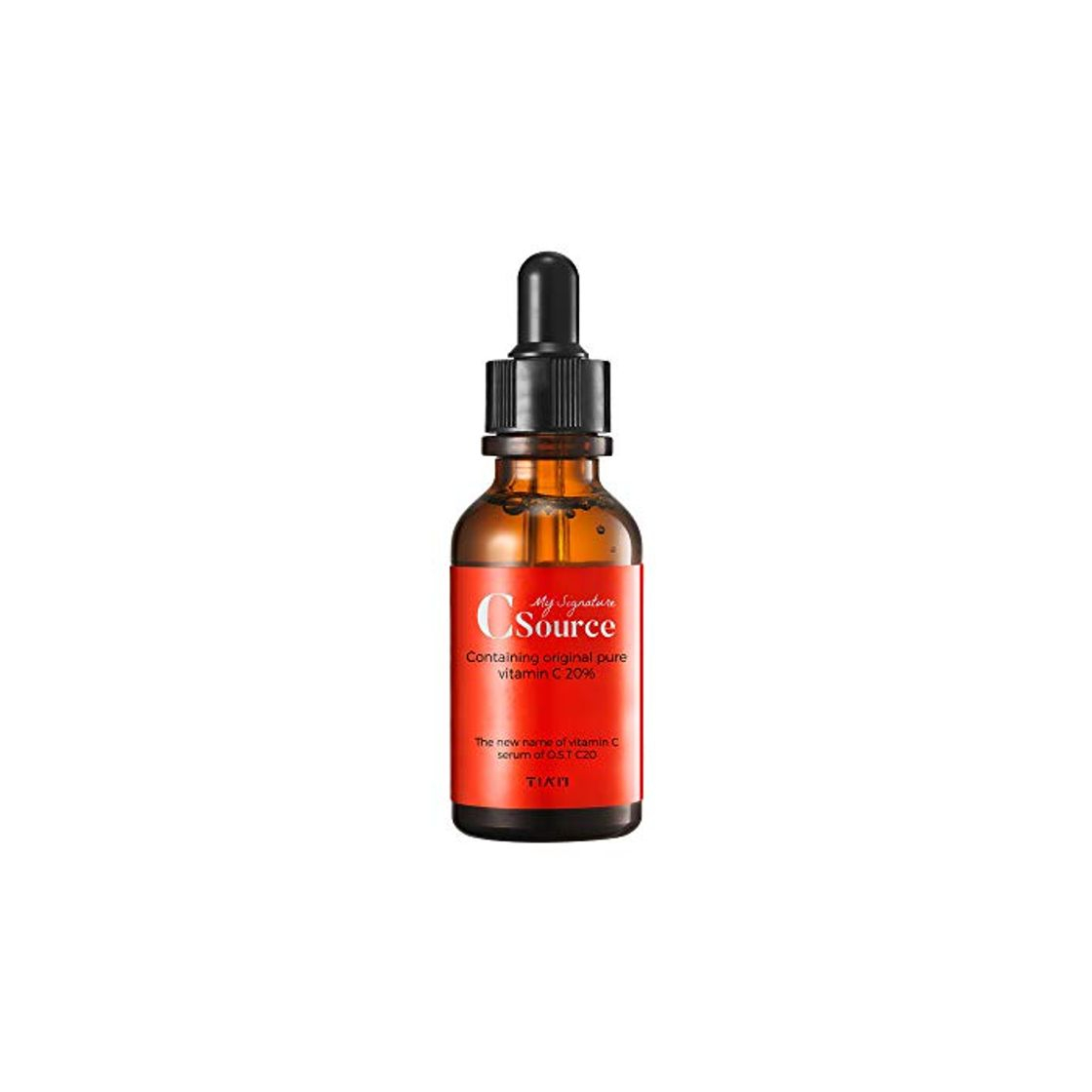Social C20 TIA’M Csource Serum Vitamin C 20% Original Pure Ascorbic acid Cura viso Antiedad arrugas tareas sombrías imperfecciones Glow Whitening effect 30ml