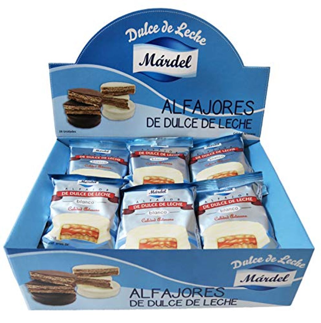 Products Alfajores Mardel chocolate blanco 24ud