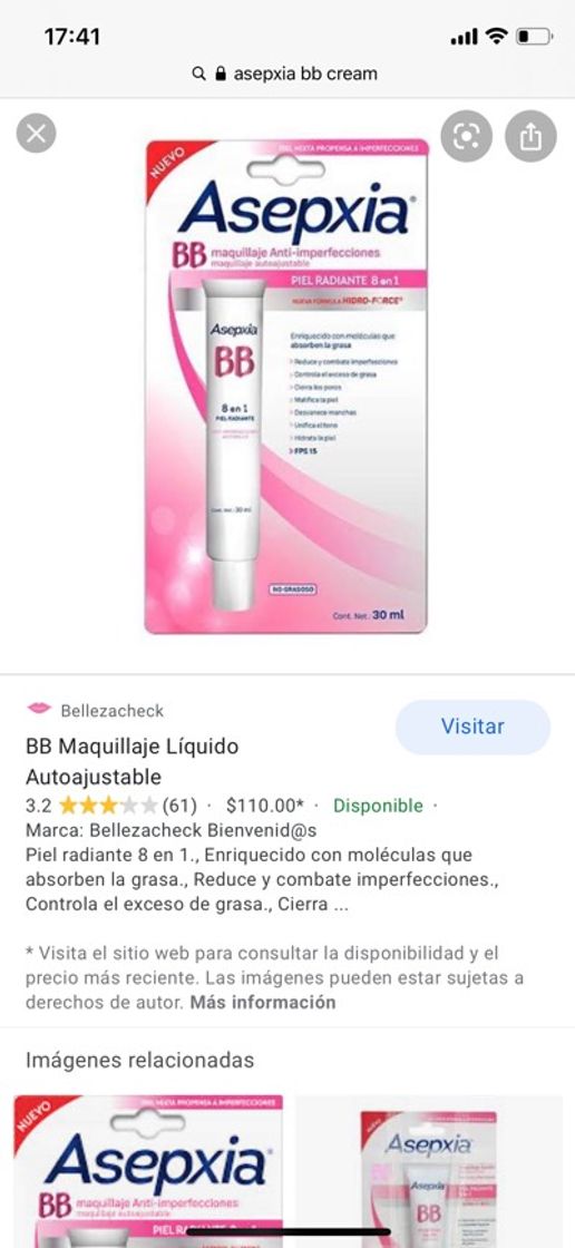 Productos BB Maquillaje Líquido Autoajustable