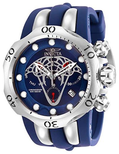 Invicta 28383 Venom  Reloj para Hombre acero inoxidable Cuarzo Esfera azul