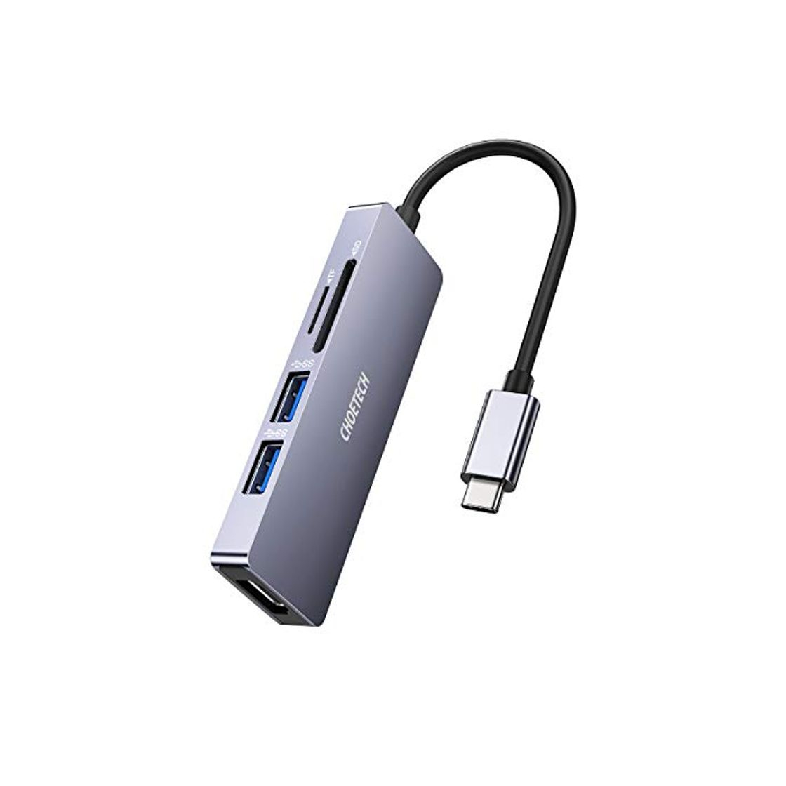 Electrónica CHOETECH Hub USB C a HDMI 5 En 1