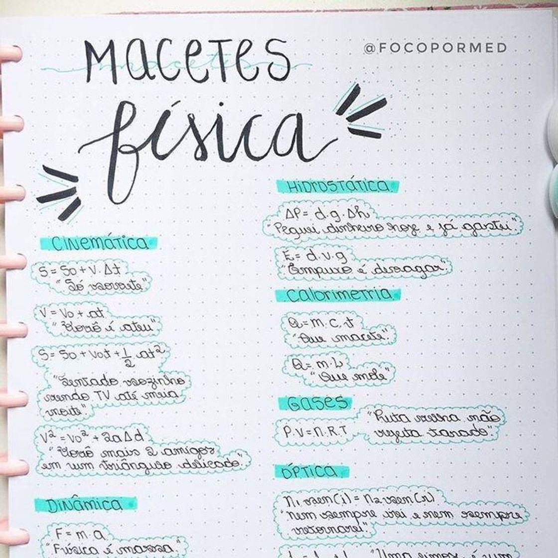 Moda Macetes de Física