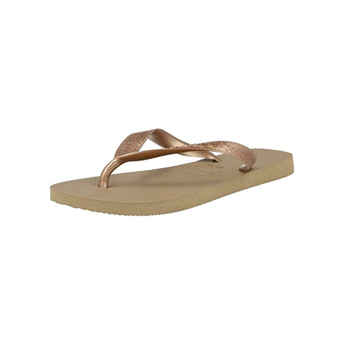 Social Havaianas Top Tiras, Chanclas para Mujer, Dorado