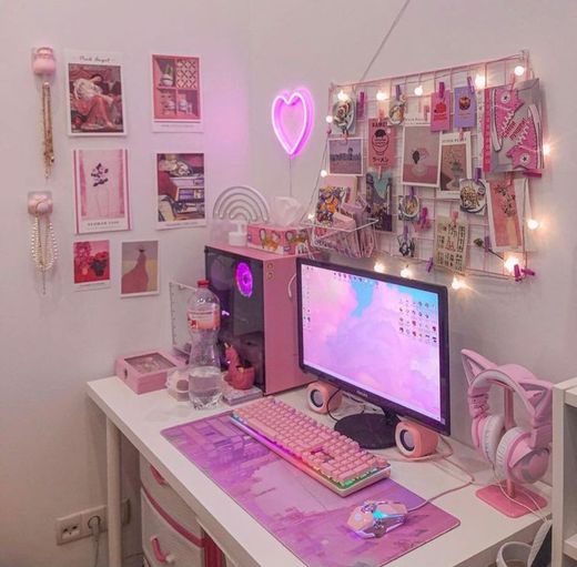 Pink setup 🍭