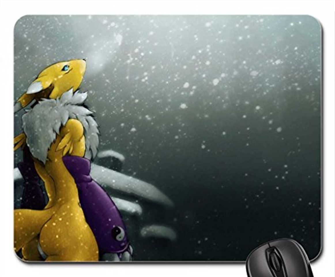 Social Renamon Mouse Pad, Mousepad