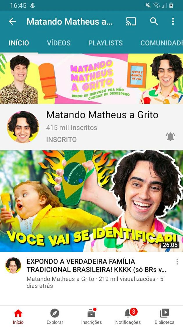 Moda Matando Matheus a Grito 