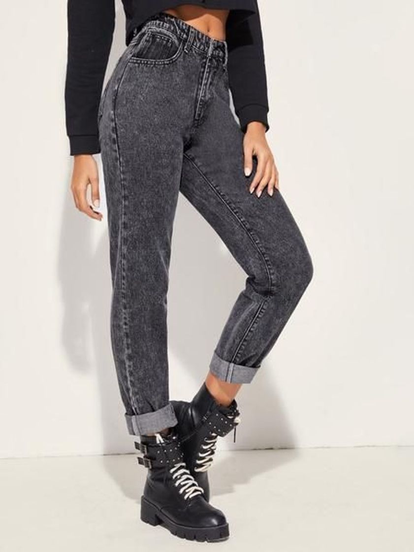 Social Vaqueros para Mujer Jeans Mujer Cintura Alta Mom Jeans Pantalones Blancos Negros Boyfriend Jeans Pantalones Harem Dames Kleding Calcas De Ganga M Grey