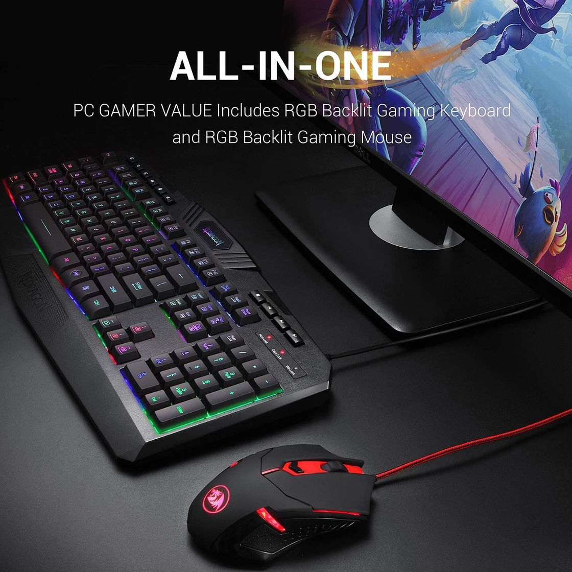 Fashion REDRAGON S101 Set combo

