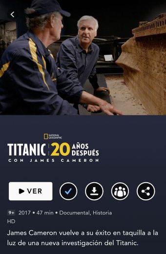 Titanic: 20 años después