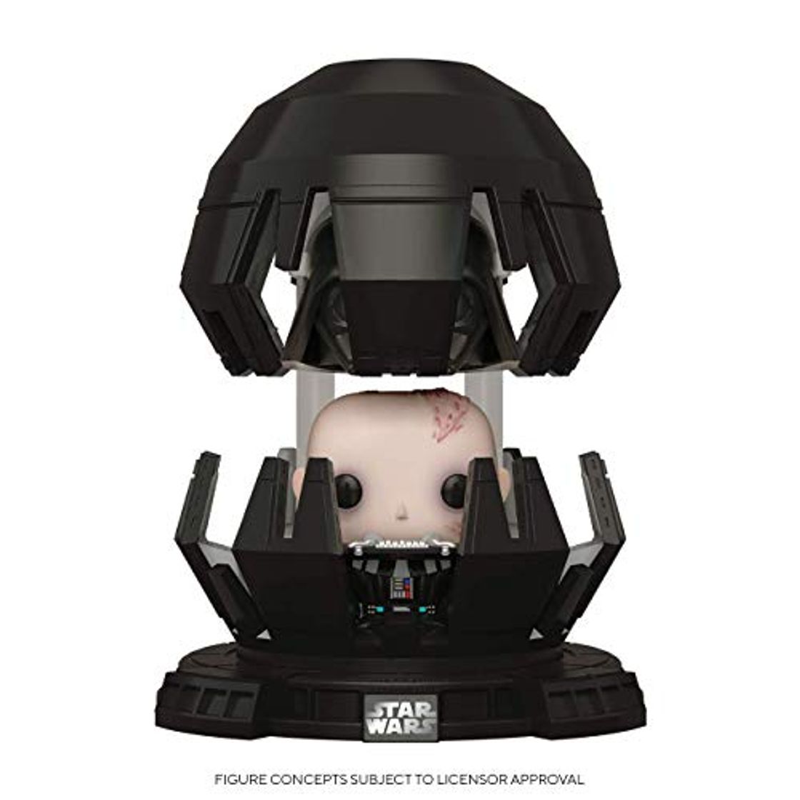 Juego Funko- Pop Deluxe: Star Wars-Darth Vader in Meditation Chamber Figura Coleccionable, Multicolor