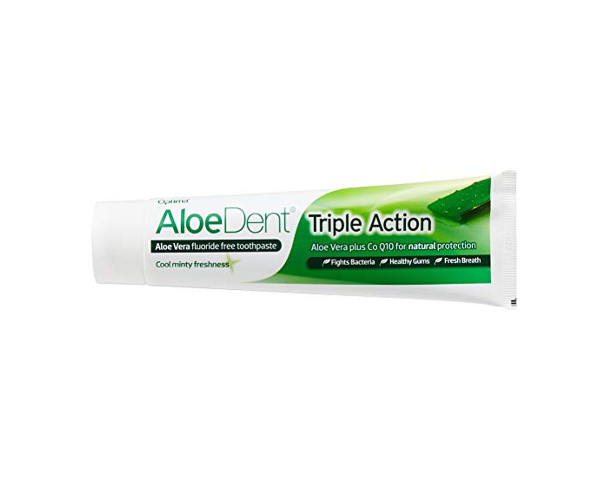 Product AloeDent Triple Action 100ml Aloe Vera pasta de dientes sin fluoruro