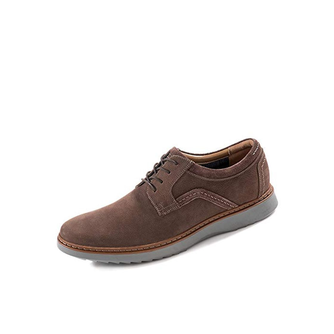 Moda Clarks Un Geo Lace, Zapatos de Cordones Derby para Hombre, Marrón