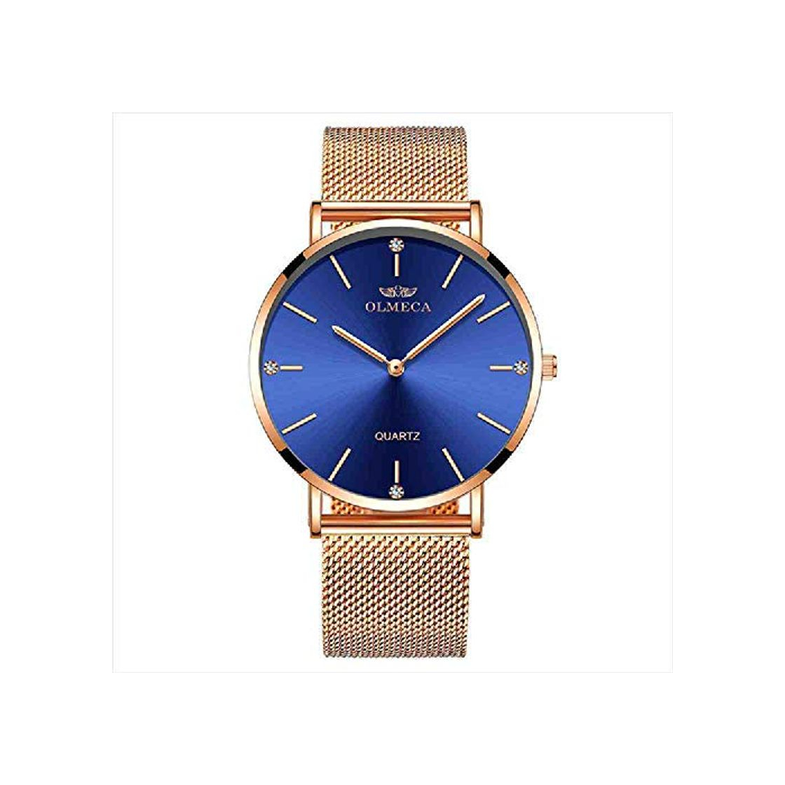 Moda SWJM Reloj de Oro Rosa Mujer