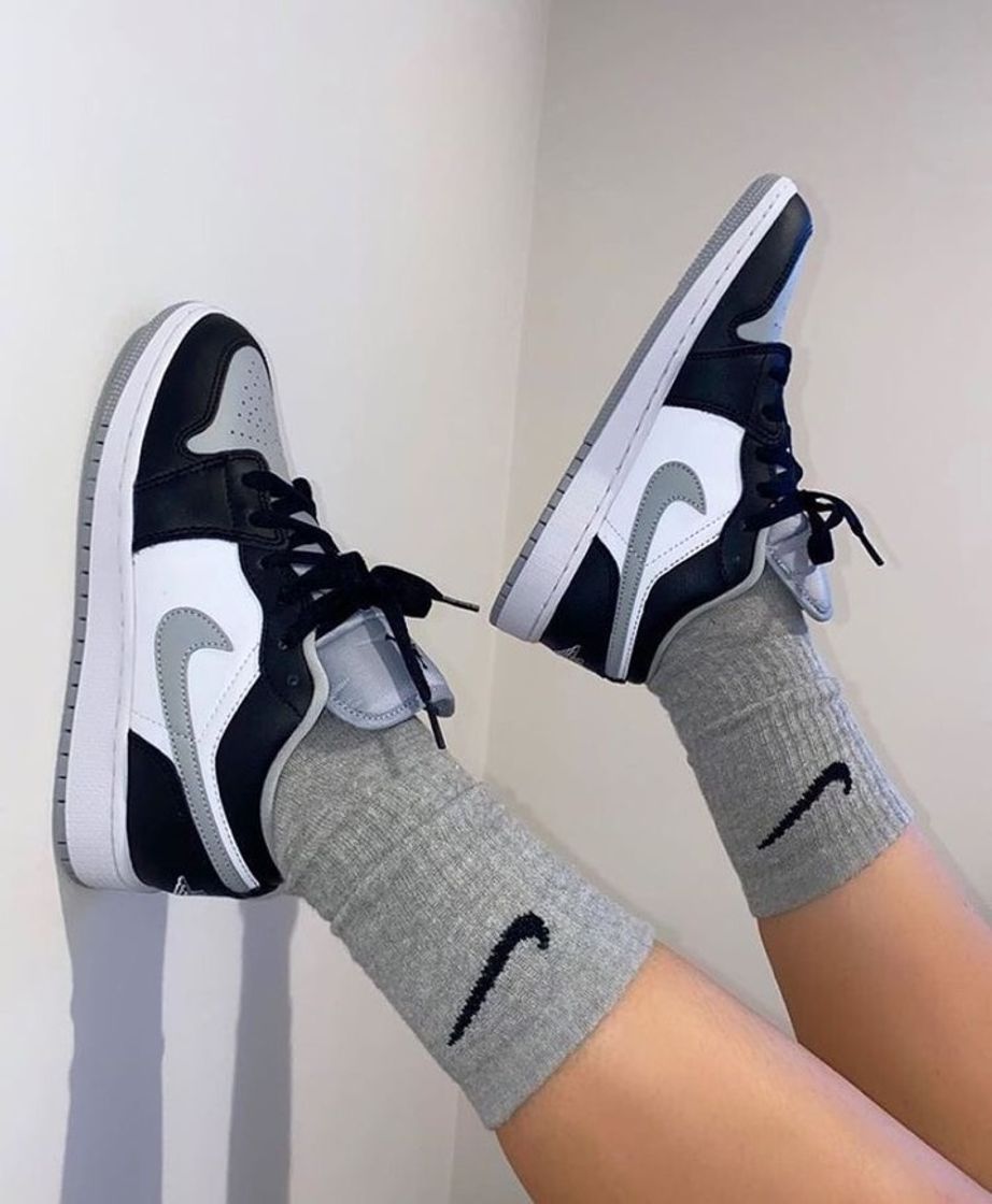 Moda air jordan 1 low smoke grey