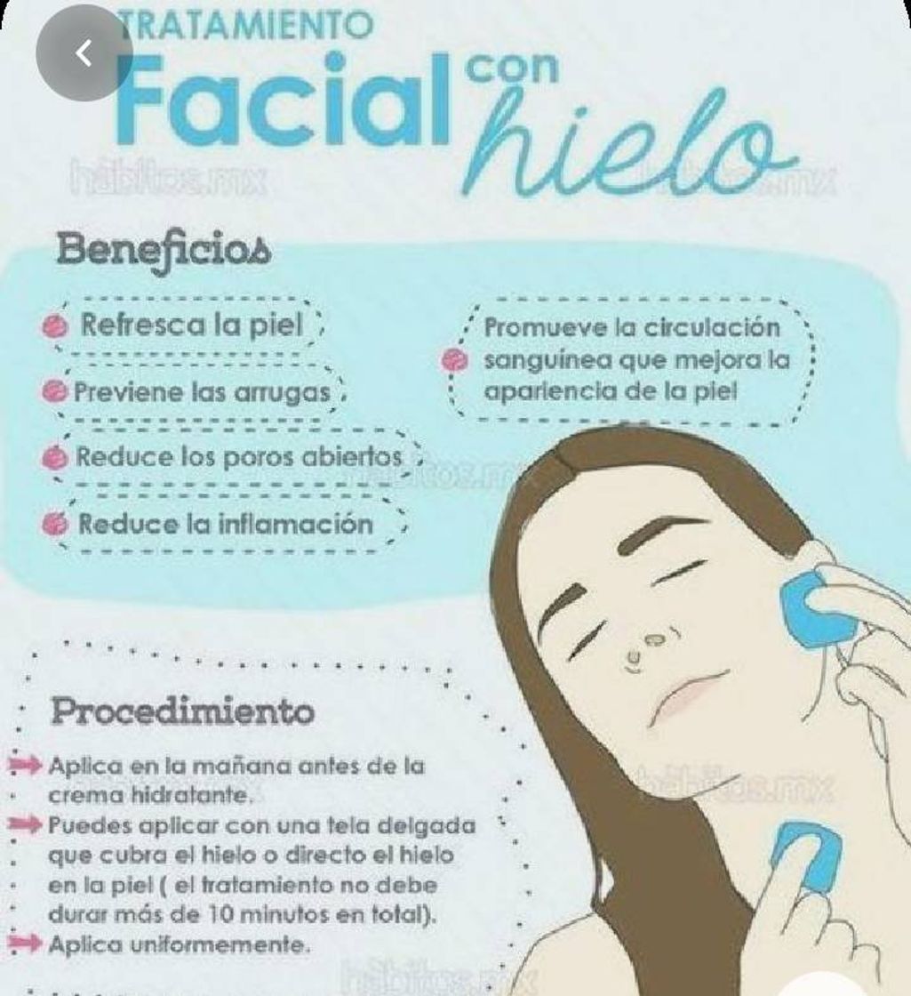Social Tratamiento facial con hielo