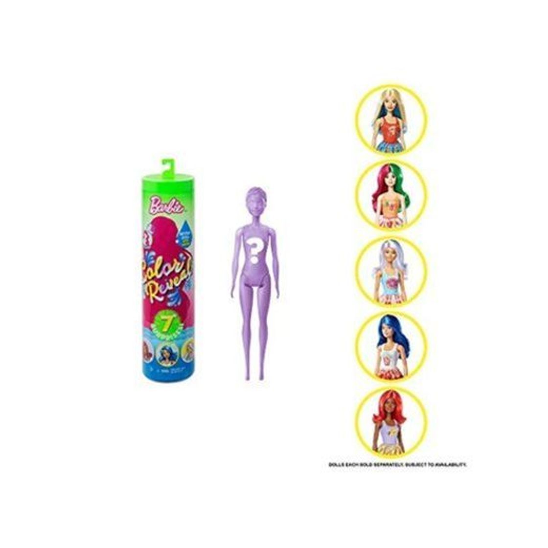 Social Barbie Reveal 2da ola Inspirada en la gastronomía, muñeca que cambia de