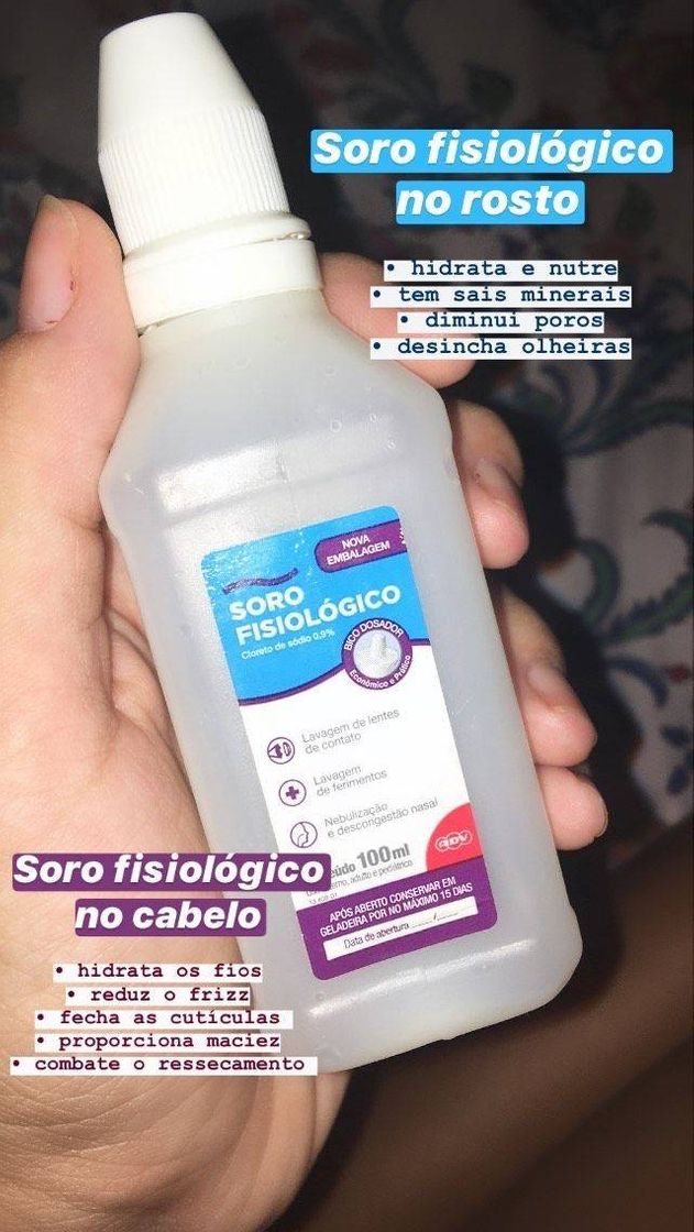 Moda Dica de como usar soro fisiológico 