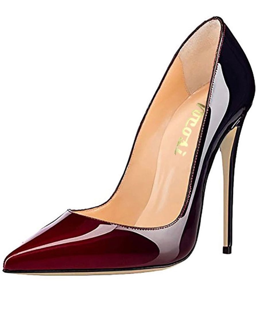 Social 💠COLETER zapatos de tacón alto estampado de animal degrad